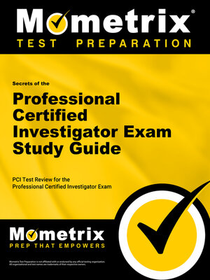 cover image of Secrets of the Professional Certified Investigator Exam Study Guide